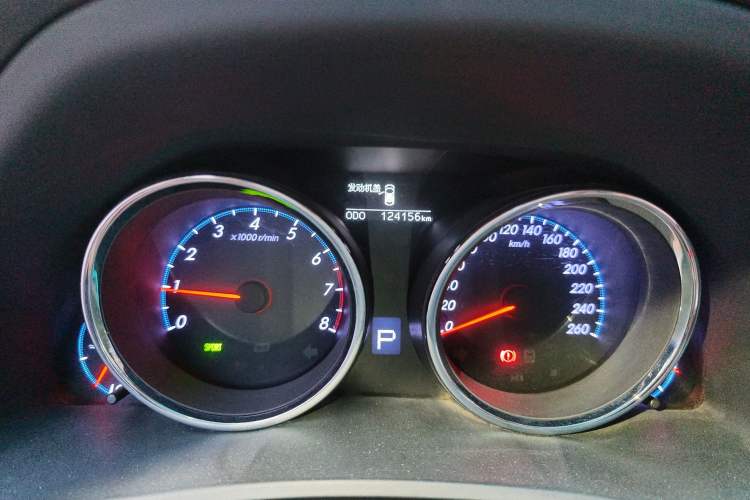 Used Toyota Reiz 2012 2.5V Fengdu Elite Stylish Edition Odometer Close Up