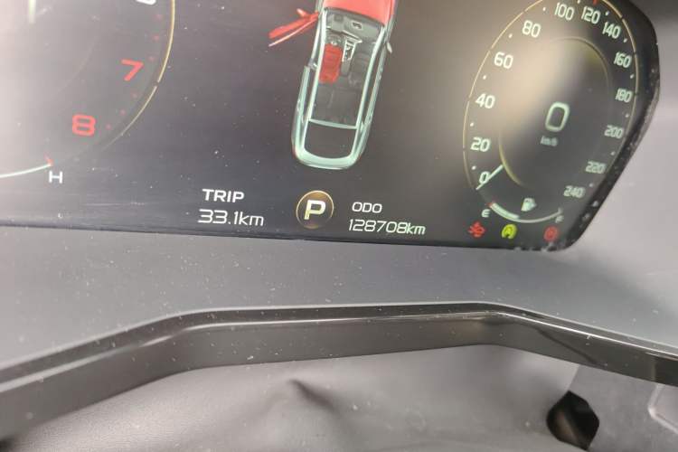 Used Geely Auto Monjaro 2019 300T YAOXINGZHE Odometer Close Up