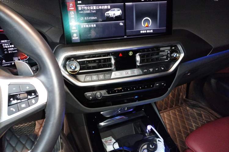 Used BMW X3 2022 xDrive30i Luxury Edition M Night Sky Package Audio And AC Panel