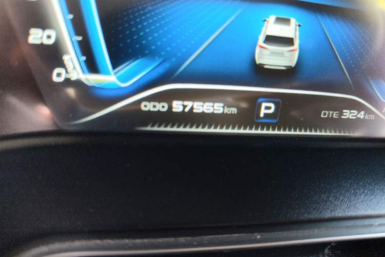 Used CHANGAN OSHAN X7 2020 1.5T Automatic Flagship Edition Odometer Close Up