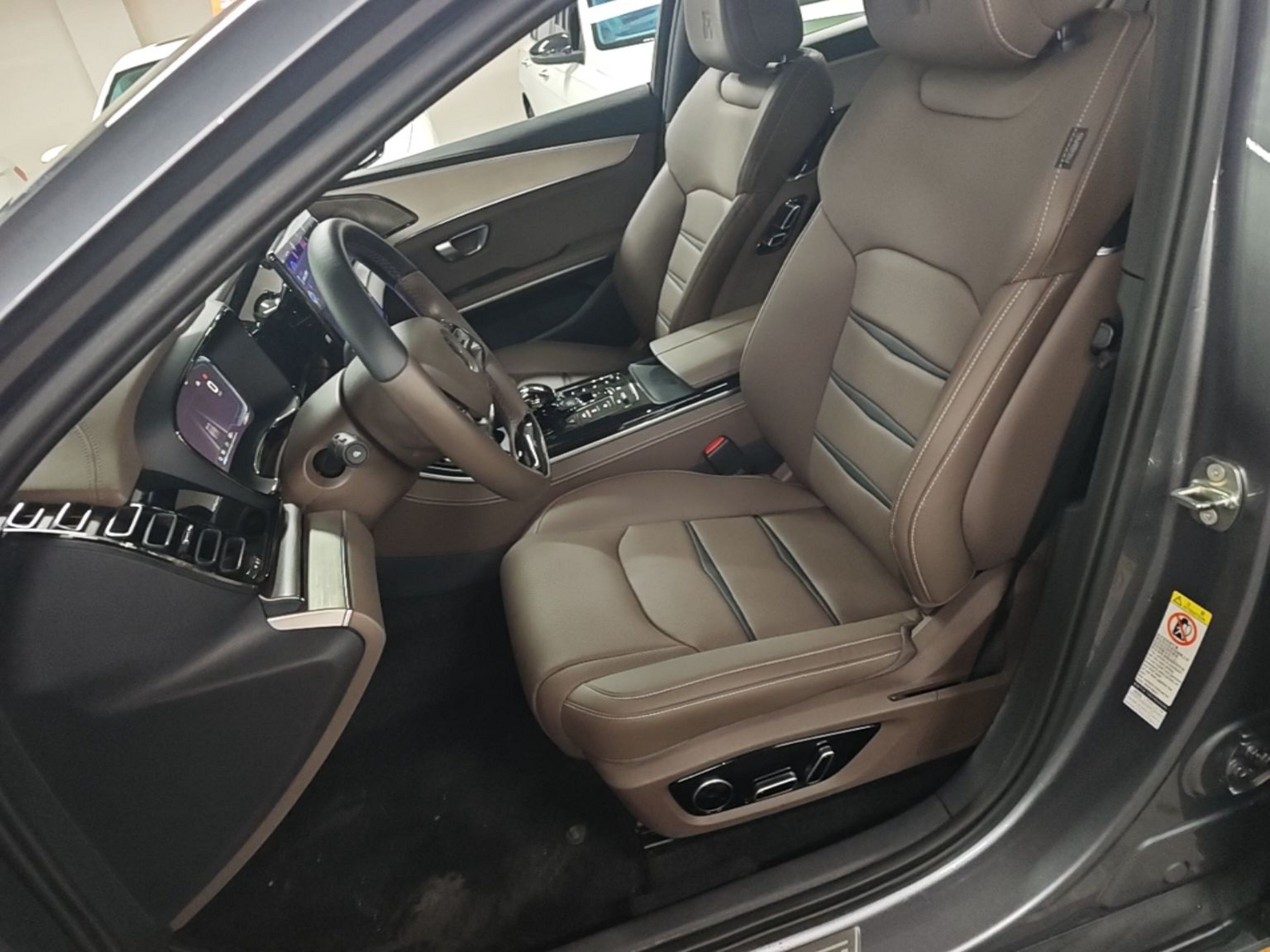 Vordere Reihe im Auto