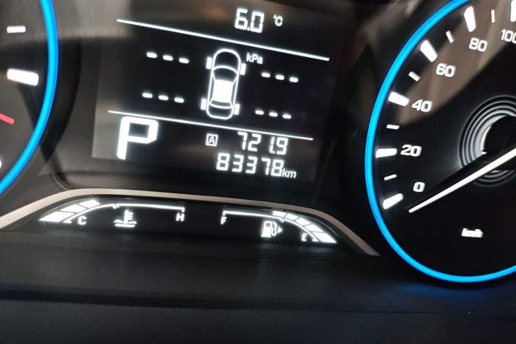 Used GAC Trumpchi GS4 2018 235T Automatic Two-Wheel Drive Luxury Smart Connectivity Version Odometer Close Up