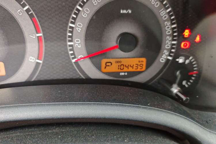 Used Toyota Corolla 2013 Special Edition 1.6L Automatic GL Cool Model Odometer Close Up