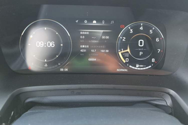 Used GAC Trumpchi M8 2023 Lingxiu Series 390T Prestige Edition Odometer Close Up