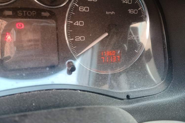 Used Peugeot 307 2013 Hatchback 1.6L Automatic Comfort Edition Odometer Close Up