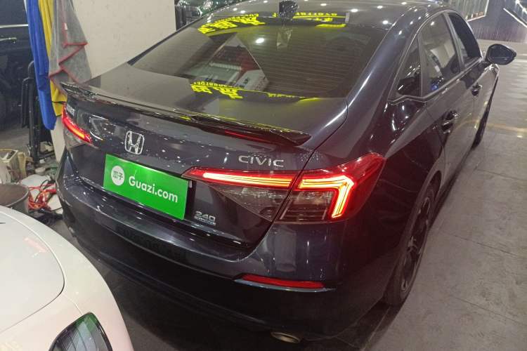 Used Honda Civic 2022 240TURBO CVT Dynamic Edition Rear Right 45 Deg