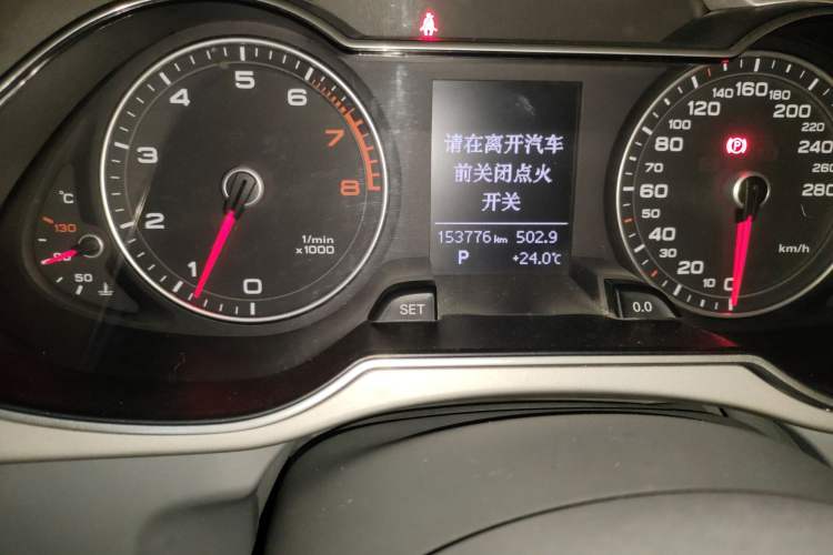 Used Audi A4L 2015 35 TFSI Automatic Standard Model Odometer Close Up