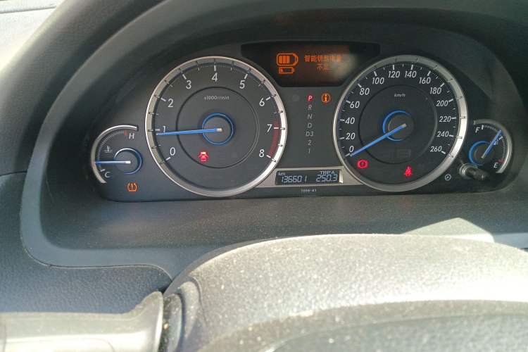 Used Honda Crosstour 2014 2.4L Luxury Edition Odometer Close Up