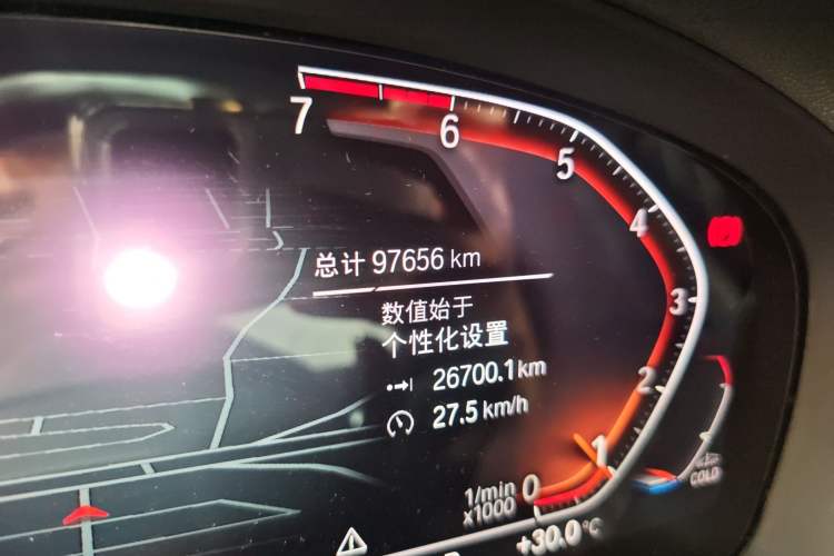 Used BMW X3 2021 xDrive28i M Sport Package Odometer Close Up