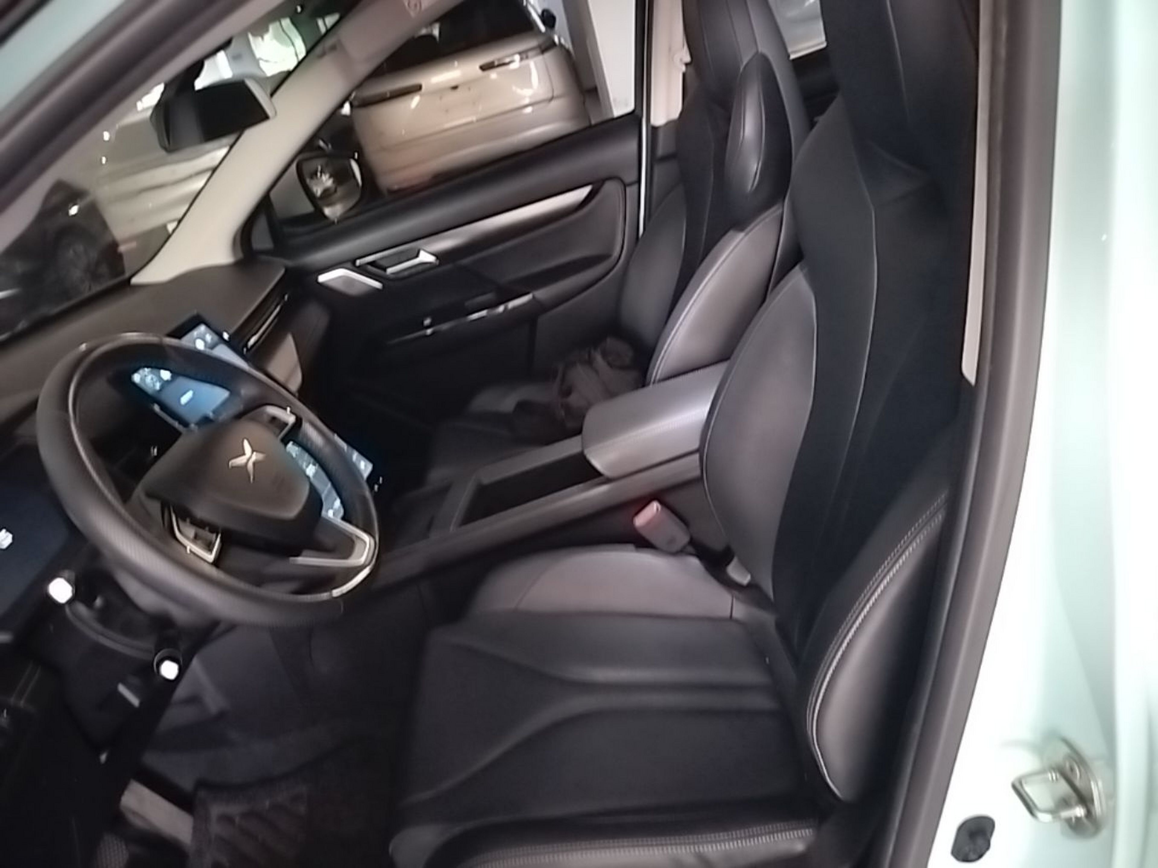 Vordere Reihe im Auto