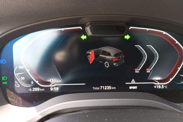 Used BMW iX3 2022 Leading Model Instrument Cluster