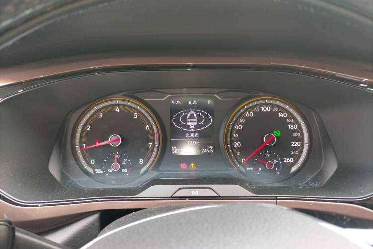 Used Volkswagen Tharu 2020 280TSI Two-Wheel Drive Luxury Edition China VI Standard Instrument Cluster