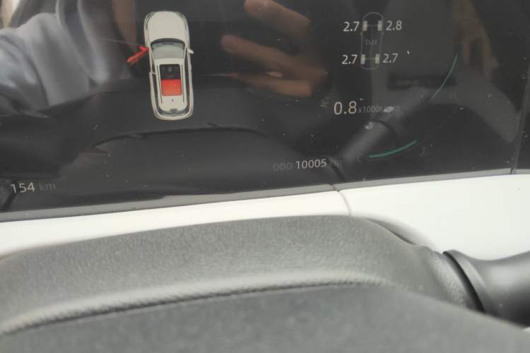 Used CHANGAN CS75 PLUS 2023 3rd Generation 1.5T Automatic Prestige Model Odometer Close Up