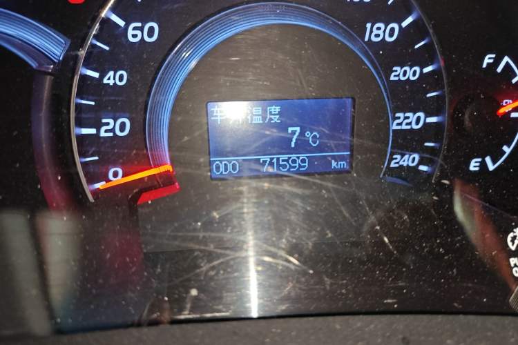Used Toyota Camry 2009 200G NAVI Luxury Navigation Edition Odometer Close Up