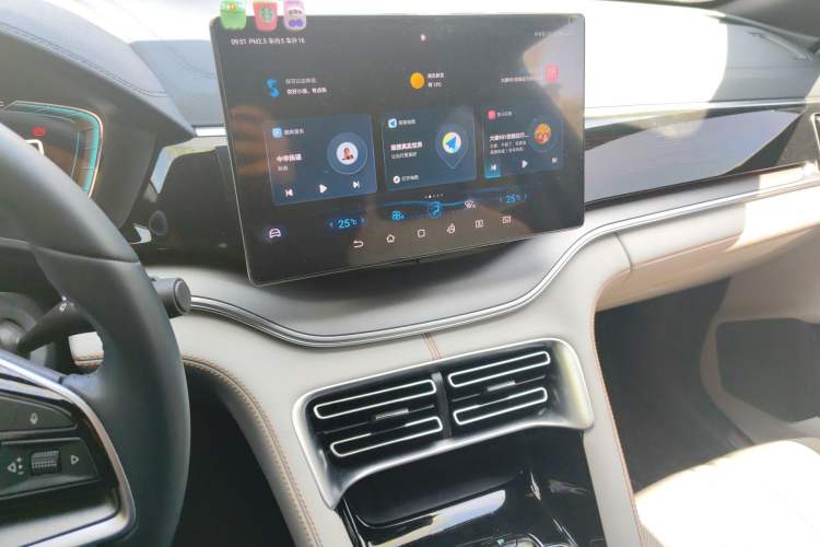 Used BYD Song PLUS New Energy 2021 EV Flagship Model Audio And AC Panel