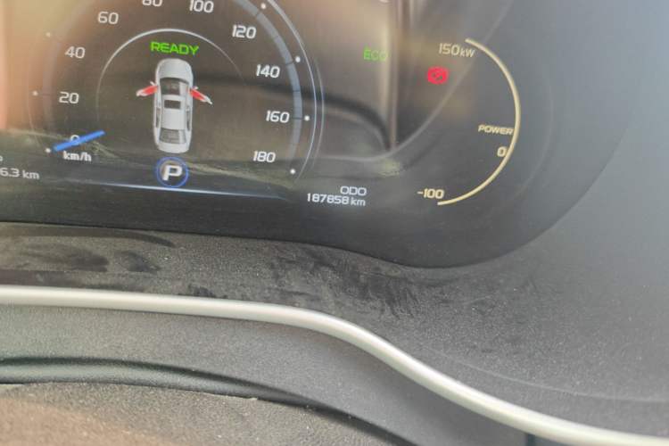 Used Geely Auto Emgrand New Energy 2018 EV450 Ambition Model Odometer Close Up