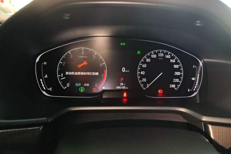 Used Honda Accord 2022 260TURBO Phantom Night · Prestige Edition Instrument Cluster