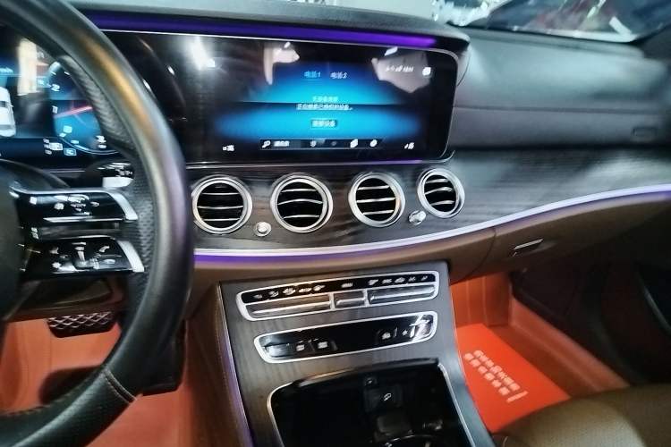 Used Mercedes-Benz E-Class 2021 E 300 L Sporty and Stylish Model Audio And AC Panel