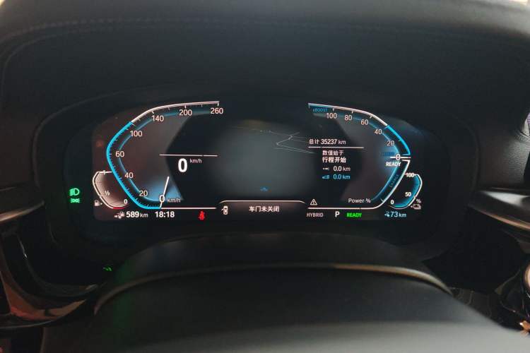 Used BMW 5 Series New Energy 2021 535Le Pioneer Edition M Sport Package Odometer Close Up