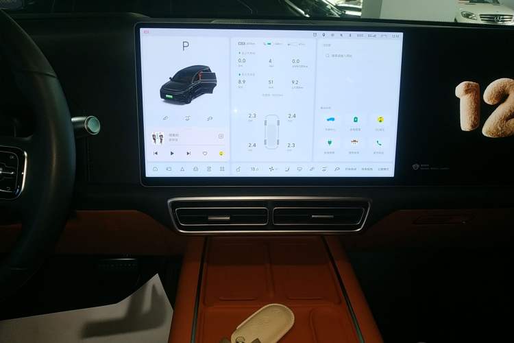 Used Li Auto L9 2024 Ultra Model Audio And AC Panel