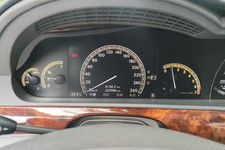 Used Mercedes-Benz S-Class 2008 S 350 L Luxury Model Instrument Cluster