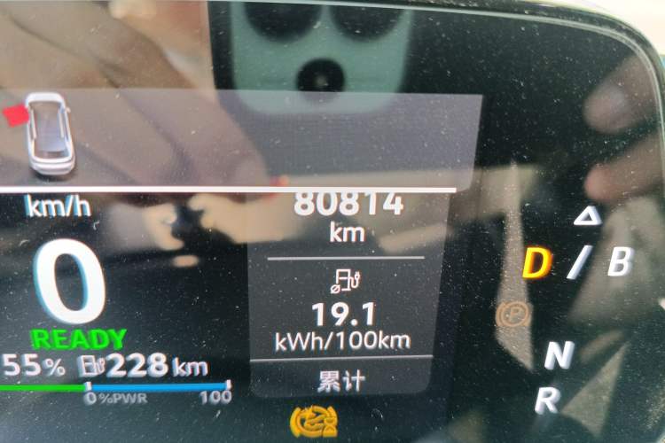 Used Volkswagen ID.4 CROZZ 2022 Long-Range Lite PRO Edition Odometer Close Up