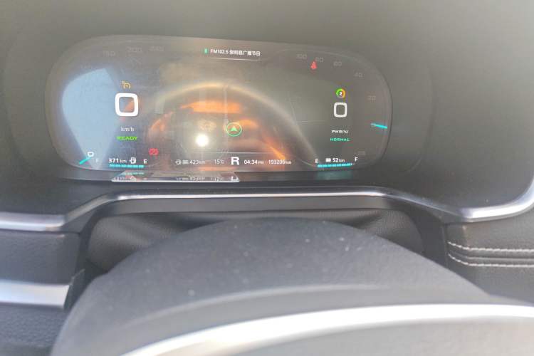 Used Roewe RX5 New Energy 2017 eRX5 50T Hybrid Connected Prestige Flagship Edition Odometer Close Up