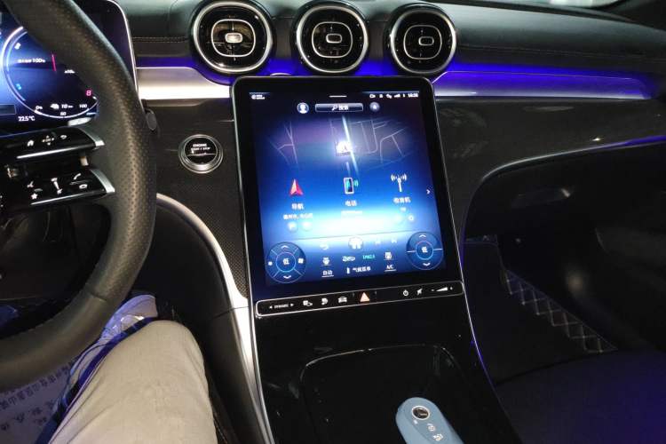 Used Mercedes-Benz C-Class New Energy 2023 Second Facelift C 350 eL Audio And AC Panel