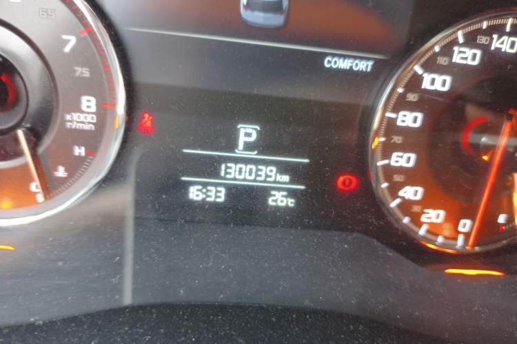 Used Acura CDX 2021 1.5T Two-Wheel Drive Enjoyment Version Odometer Close Up