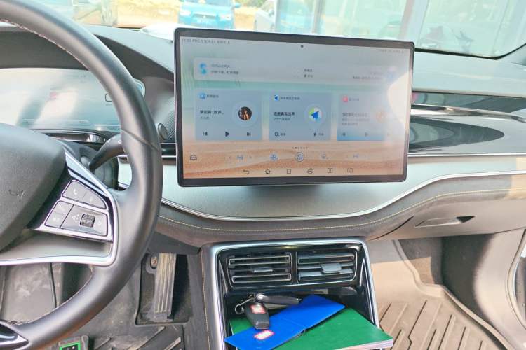 Used BYD Tang New Energy 2023 DM-i Champion Edition 112KM Prestige Model Audio And AC Panel