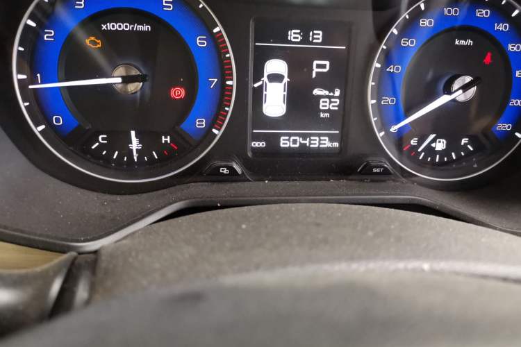 Used Geely Auto Vision X3 2020 1.5L CVT Luxury Model Odometer Close Up