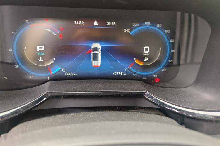 Used GAC Trumpchi GS8 2020 390T Two-Wheel Drive Luxury Smart Connectivity Version (7 Seats) Odometer Close Up