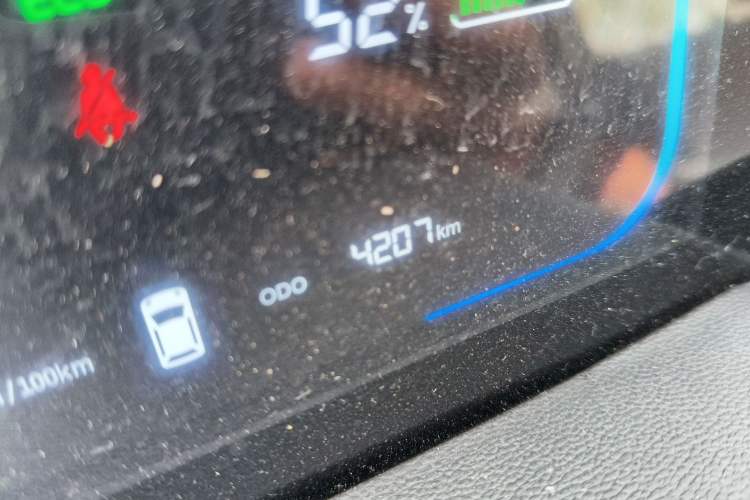 Used CHANGAN NEVO Lumin 2024 130km Qingyue Version Odometer Close Up