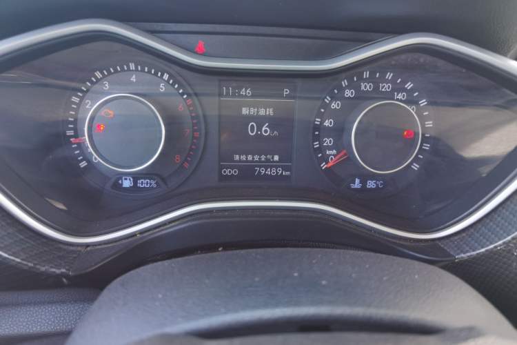 Used BAIC Off-Road BJ20 2016 1.5T CVT Luxury Model Odometer Close Up