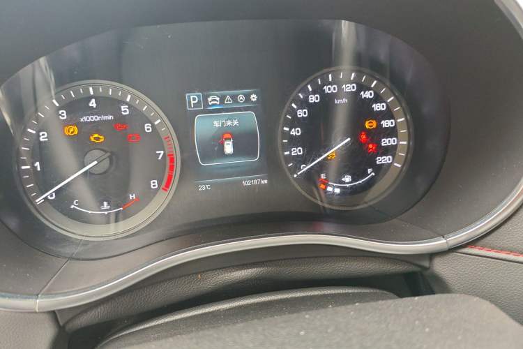 Used CHANGAN CS55 2017 1.5T Automatic Colorful Edition Odometer Close Up