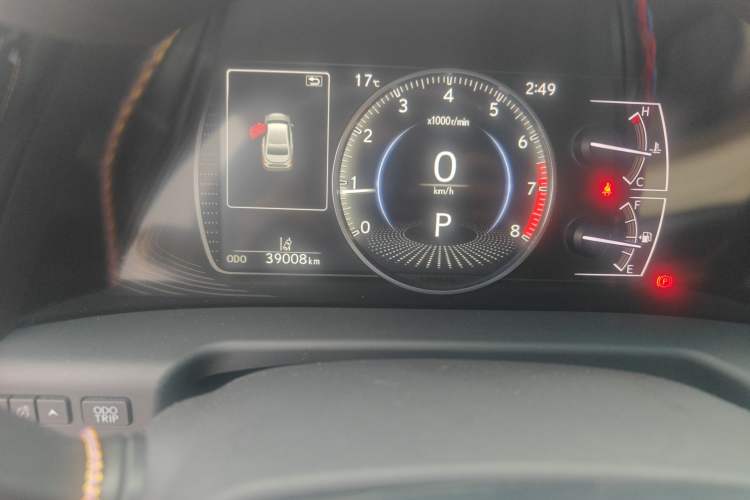 Used Lexus ES 2022 200 Excellence Edition Odometer Close Up