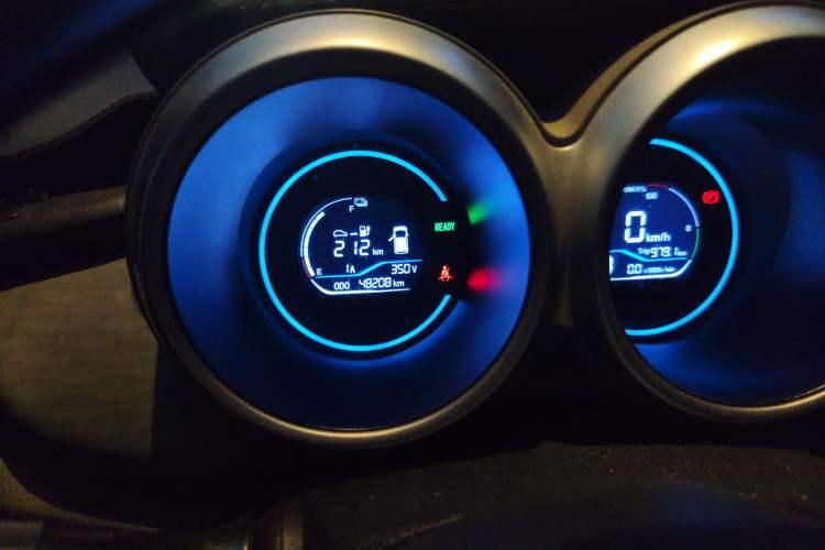 Used ORA Black Cat 2021 351 km Standard Version Odometer Close Up