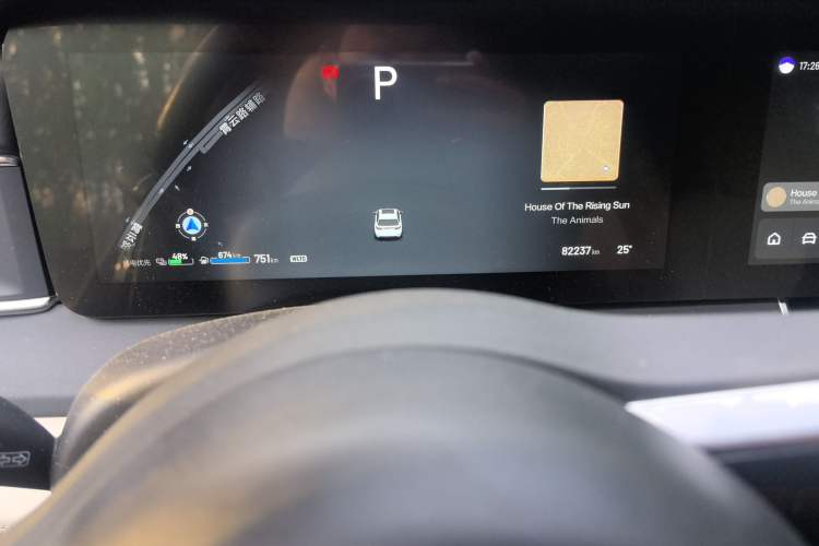 Used Li Auto ONE 2021 Extended-Range 6-Seater Version Odometer Close Up