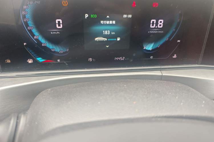 Used CHANGAN Eado 2021 PLUS Blue Whale NE 1.4T GDI DCT Prestige Model Odometer Close Up