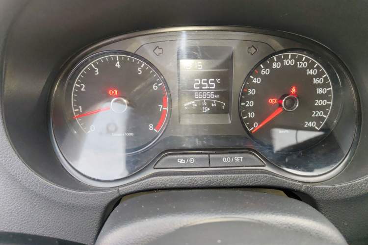 Used Volkswagen Polo 2014 1.4L Manual Fashion Edition Odometer Close Up