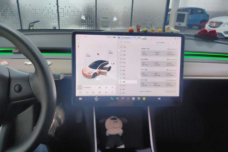 Used Tesla Model 3 2020 Revised Version Standard Range Rear-Wheel Drive – Upgraded Edition Audio And AC Panel