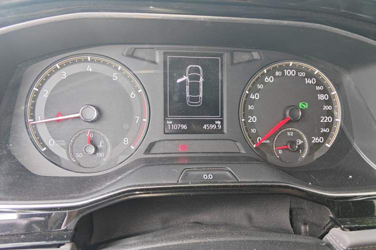 Used Volkswagen Sagitar 2019 280TSI DSG Comfort Version China VI Standard Odometer Close Up