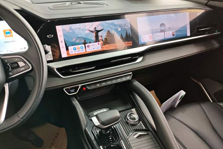 Used Geely Auto Monjaro L 2024 2.0TD DCT EVO Two-Wheel Drive Long-Range Version Audio And AC Panel