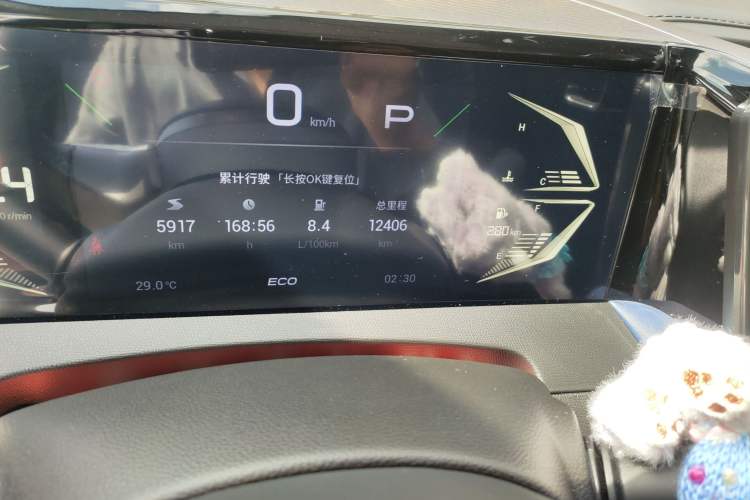 Used GAC Trumpchi GS3 2023 Shadow Speed 270T Enjoyment Edition Odometer Close Up