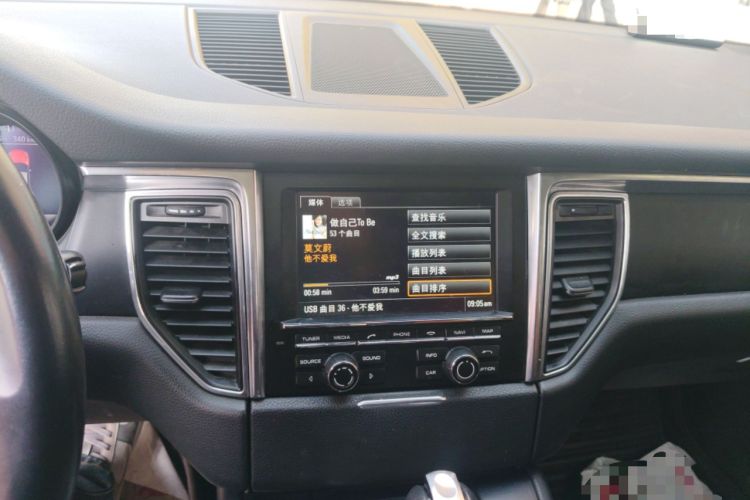 Used Porsche Macan 2014 Macan 2.0T Audio And AC Panel