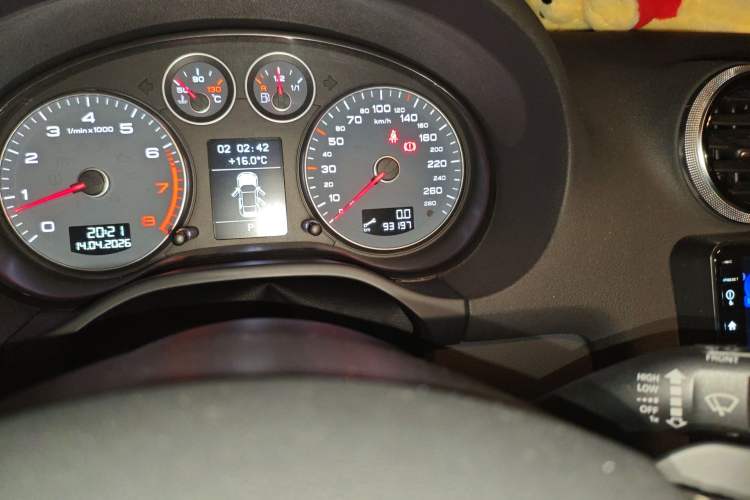 Used Audi A3 2013 Sportback 30 TFSI Comfort Model Odometer Close Up