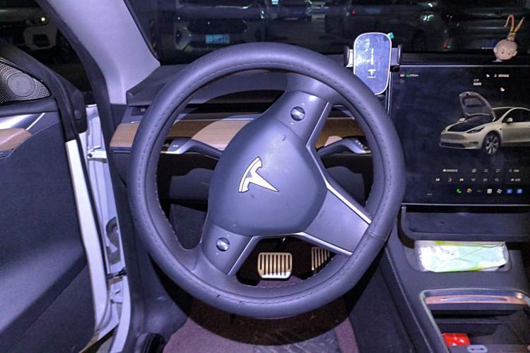 Used Tesla Model Y 2022 Rear-Wheel-Drive Version Steering Wheel