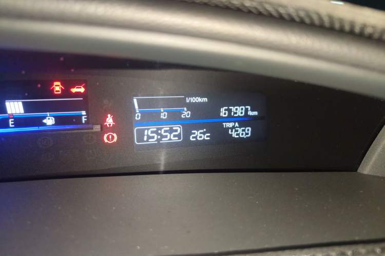 Used Honda Jade 2014 1.8L Automatic Comfort Elite Version 5 Seats Odometer Close Up