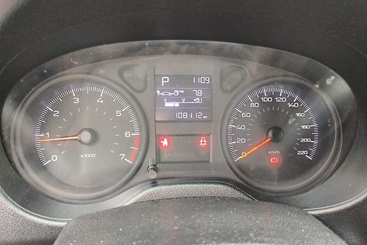 Used Peugeot 301 2017 1.6L Automatic Comfort Edition Odometer Close Up