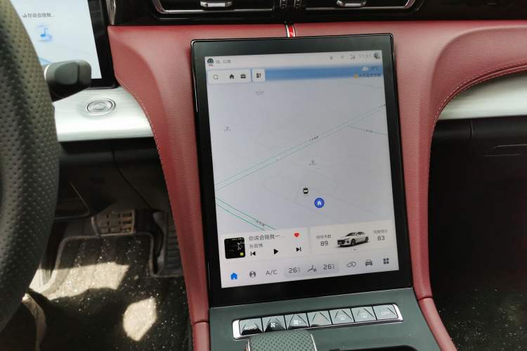 Used Hongqi H5 PHEV 2025 170 Super Hybrid Version Audio And AC Panel